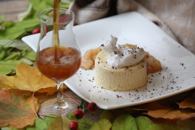 Bockbierparfait mit Apfel-Ingwer-Sauce_01