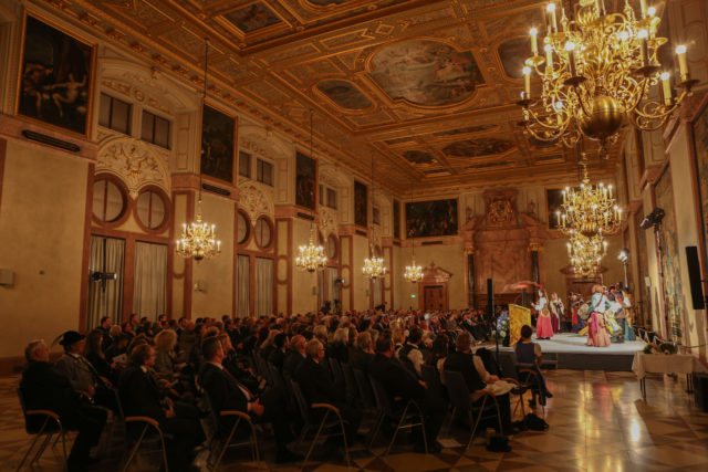 Festlicher Rahmen im Kaisersaal der Residenz anlässlich der Einführung des Bayerischen Landesverzeichnisses des Immateriellen Kulturerbes