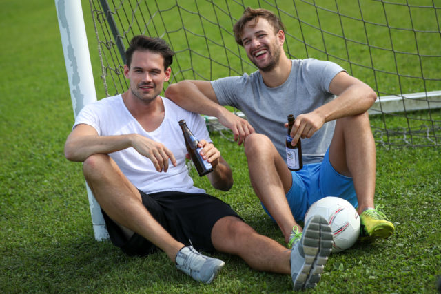 Fußball sitzend 2